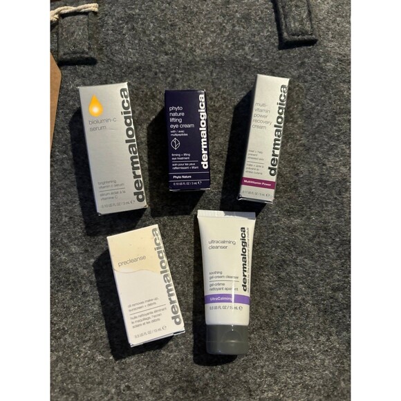 Dermalogica set of 5 plus tote - Picture 2 of 3
